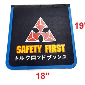 Mudflap-Safety First 18" X 19"