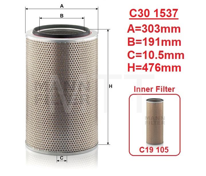 Air Filter-M/Benz Bus