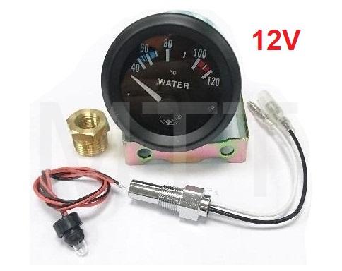 Water Temperature Gauge W/Switch-12V