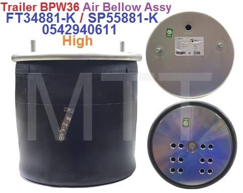 Air Bellow Assy-Trailer BPW36