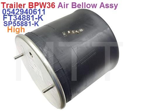 Air Bellow Assy-Trailer BPW36 - Image 3
