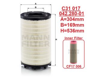 Air Filter-Scania CR Series - MTT AUTO PARTS SDN BHD