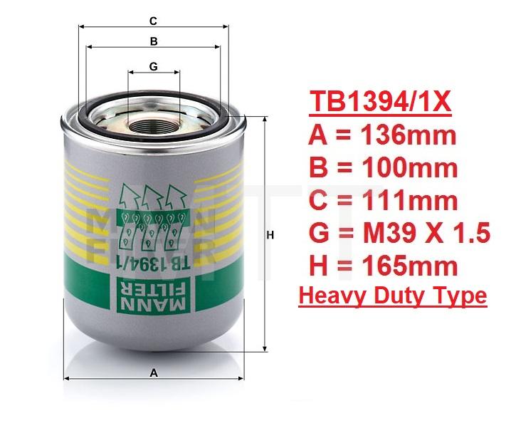 Air Dryer Filter-Volvo