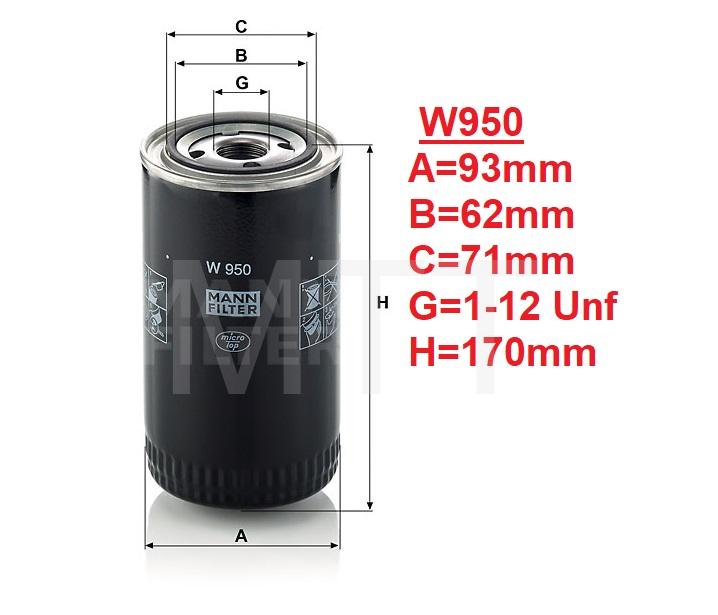 Oil Filter-DAF F Series - MTT AUTO PARTS SDN BHD