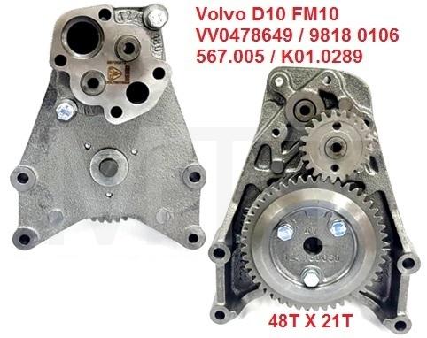 Engine Oil Pump-Volvo D10 FM10