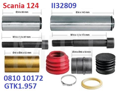 Brake Caliper Bush Kit-Scania 124