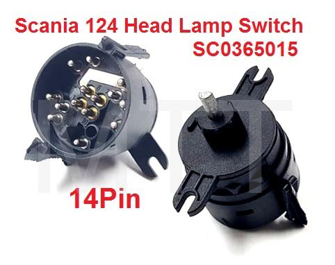Head Lamp Switch-Scania 124