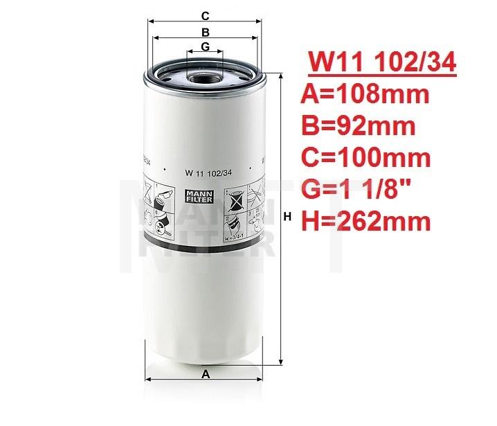 Oil Filter-Volvo / Renault 450