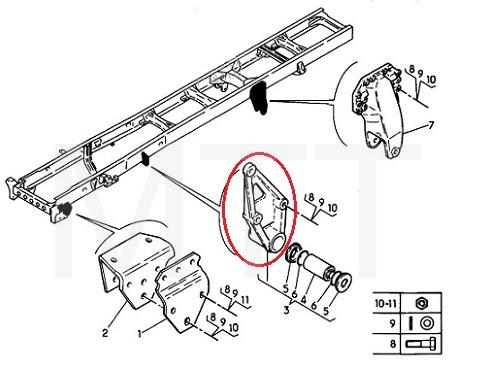 Spring Bracket-Renault 450 - Image 2