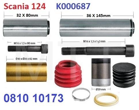 Brake Caliper Bush Kit-Scania 124