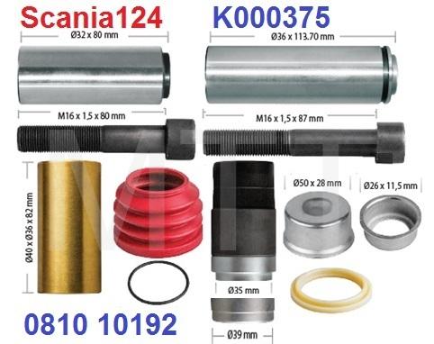 Brake Caliper Bush Kit-Scania 124