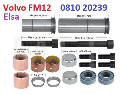 Brake Caliper Bush Kit-Volvo FM12