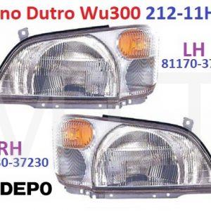 Hino Dutro WU300 Head Lamp Assy