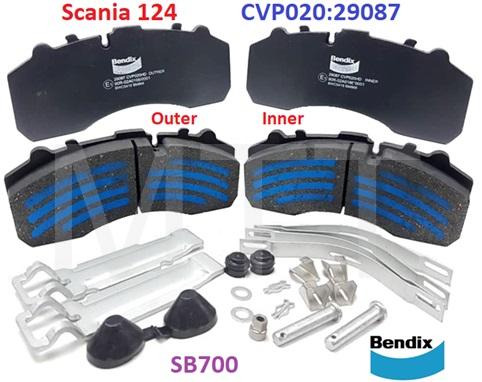 Brake Disc Pad-Scania 124 / M/Benz