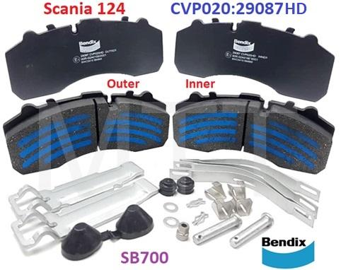 Brake Disc Pad-Scania 124 / M/Benz