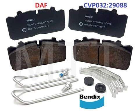 Brake Disc Pad-Daf / Man / Iveco