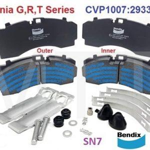 Brake Disc Pad-Scania G R T Series