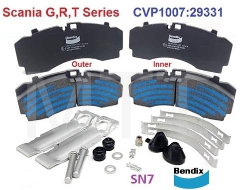 Brake Disc Pad-Scania G R T Series