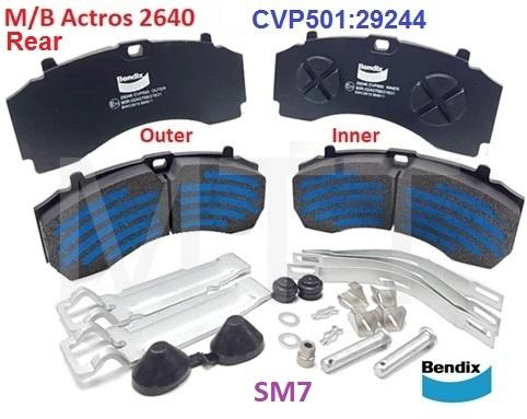 Brake Disc Pad-M/Benz Actros