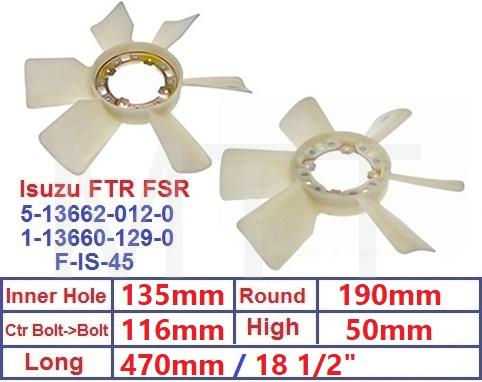 Fan Blade-Isuzu FSR FTR