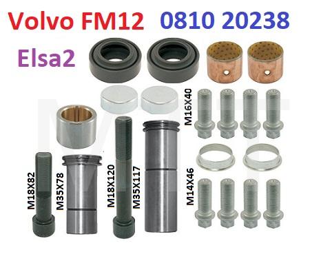 Brake Caliper Bush Kit-Volvo FM12