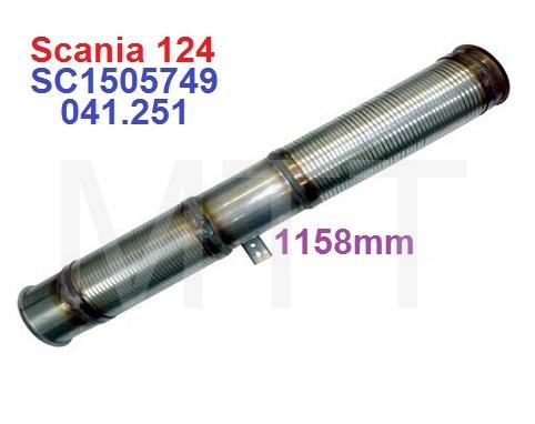 Exhaust Pipe-Scania 124