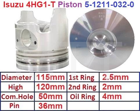 Piston-Isuzu 4HG1-Turbo