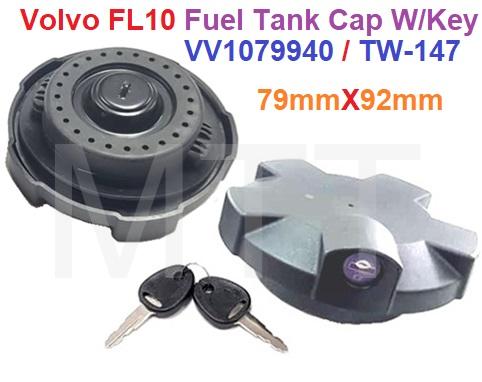 Fuel Tank Cap W/Key-Volvo FL10