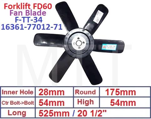 Fan Blade-Forklift FD60 5FD50