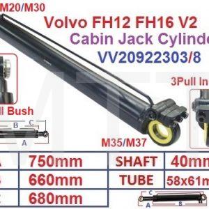 Cabin Jack Cylinder-Volvo FM13 FH16 FH12 V2