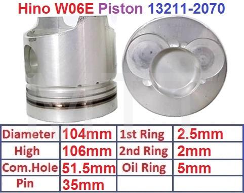 Piston-Hino W06E W04E