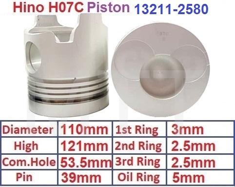 Piston-Hino H07C