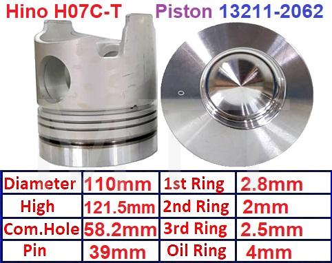 Piston-Hino H07C-Turbo
