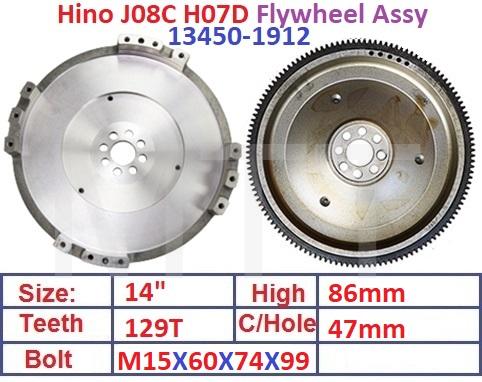 Flywheel Assy-Hino H07D
