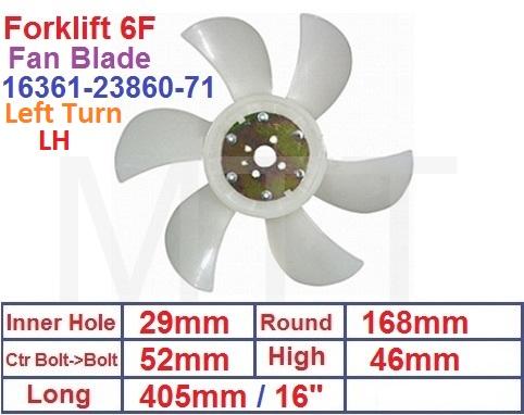 Fan Blade-Forklift TCM 2Z 6FD