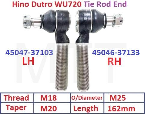Tie Rod End-Hino Dutro WU720