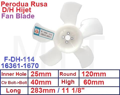 Fan Blade-Daihatsu Hijet / P/Rusa