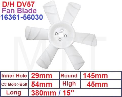 Fan Blade-Daihatsu DV57