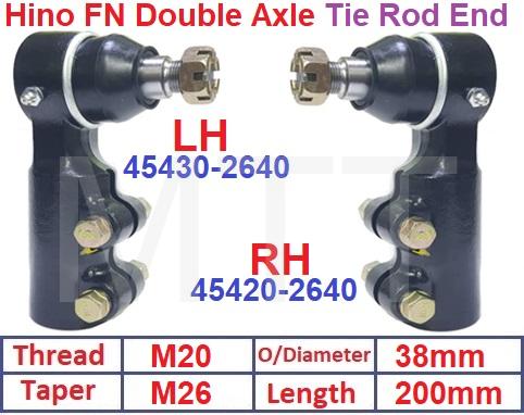 Tie Rod End-Hino FN Double Axle