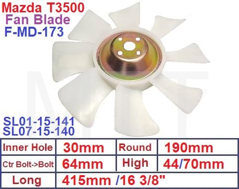 Fan Blade-Mazda T3500 T4000