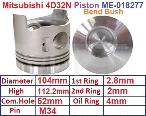 Piston-Mitsubishi 4D32N 4D34