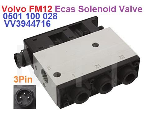 Ecas Solenoid Valve-Volvo FM12 (3Pin)
