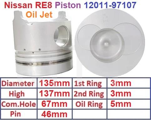 Piston-Nissan RE8