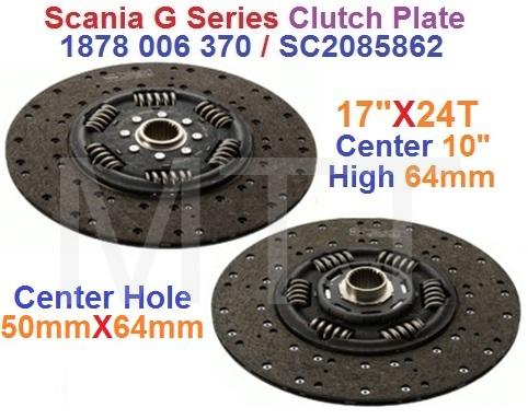Clutch Plate-Scania G Series