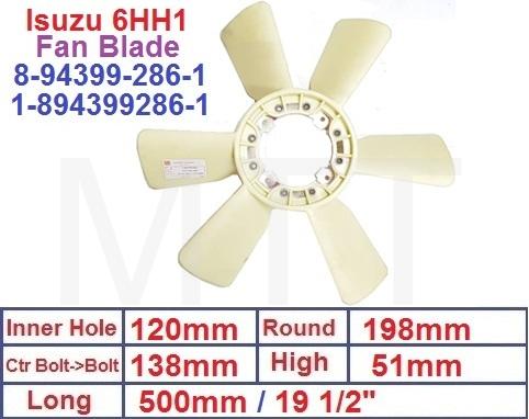Fan Blade-Isuzu 6HH1