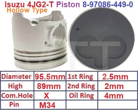 Piston-Isuzu 4JG2-Turbo