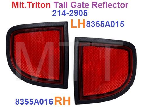 Mitsubishi Triton Tail Gate Reflector