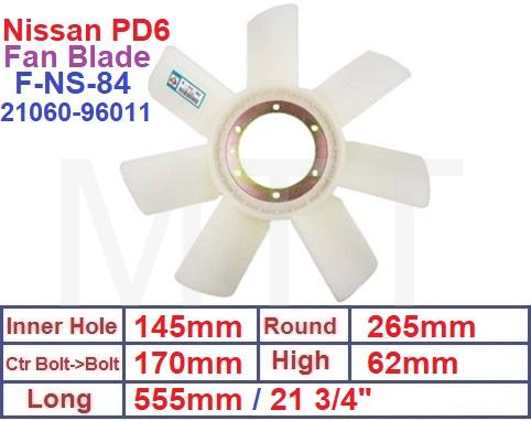 Fan Blade-Nissan PD6 PE6