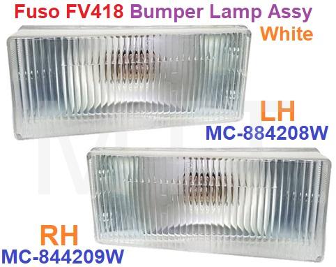Fuso FV418 Bumper Lamp Assy-White - MTT AUTO PARTS SDN BHD