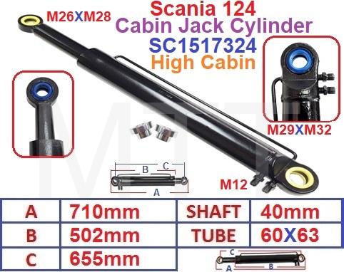 Cabin Jack Cylinder-Scania 124
